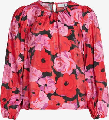 Vila Petite Blouse 'Flora' in Zwart: voorkant