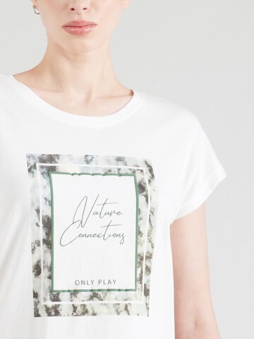 ONLY PLAY - Camisa funcionais 'ONPAUB-ARI' em branco