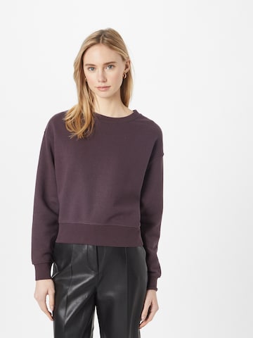 QS - Sweatshirt em roxo: frente