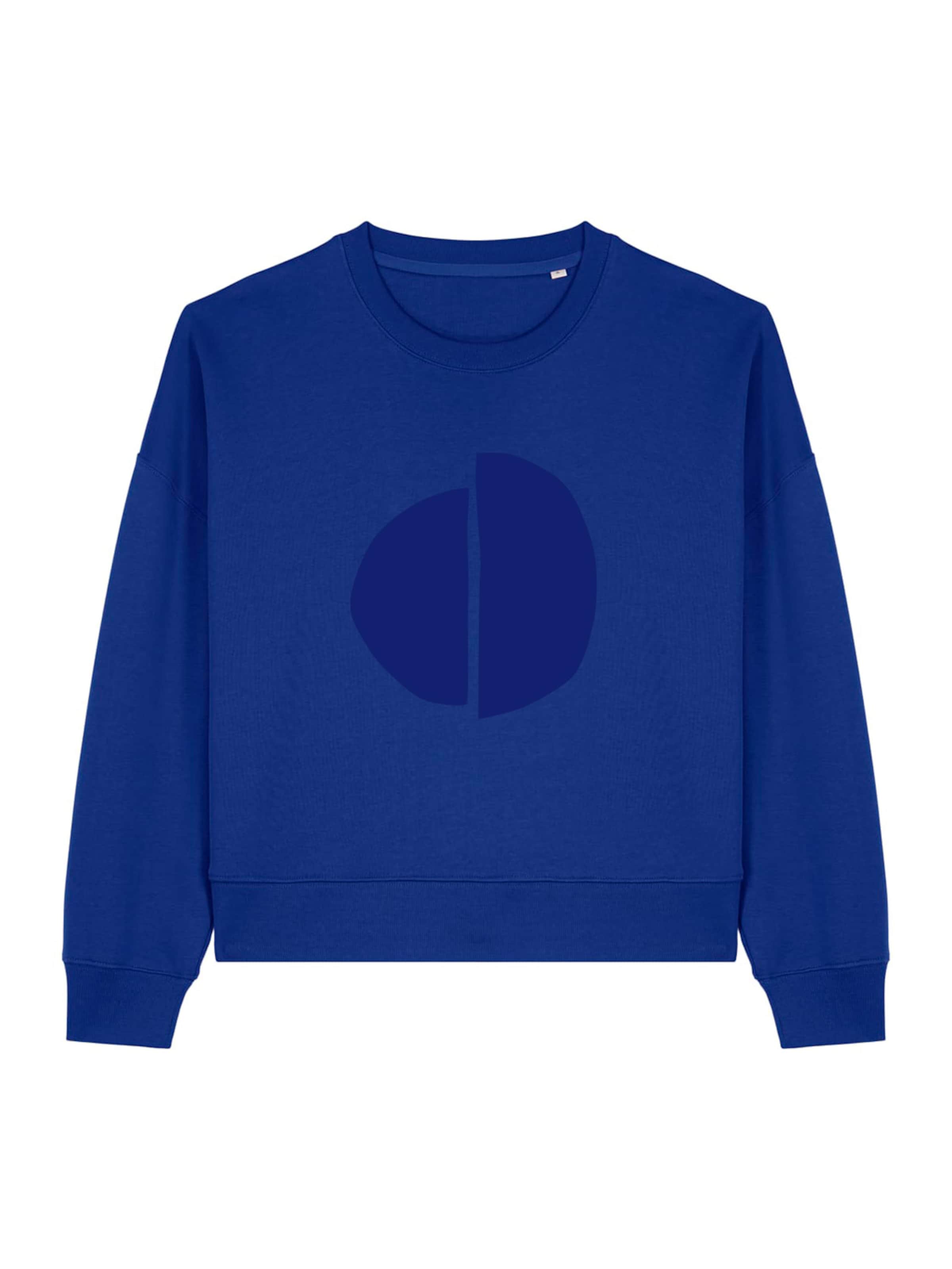 Kultgut Sweater 'Blue Hour' in Blue: front
