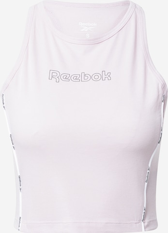 Haut de sport Reebok en rose : devant