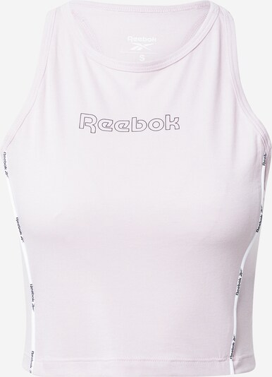 Reebok Sport Спортен топ в пастелно розово / черно / бяло, Преглед на продукта