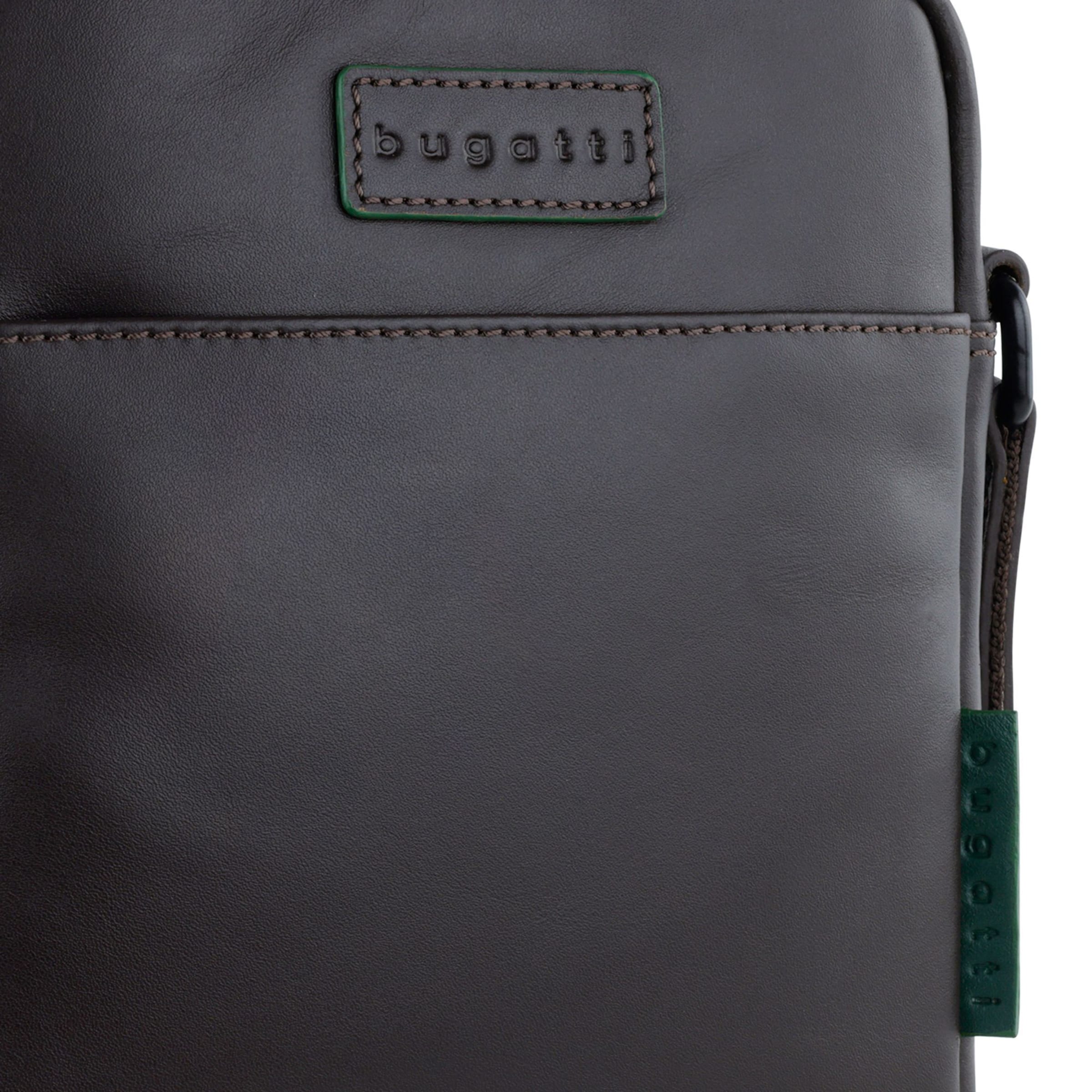 bugatti Schoudertas 'Clark' in Bruin