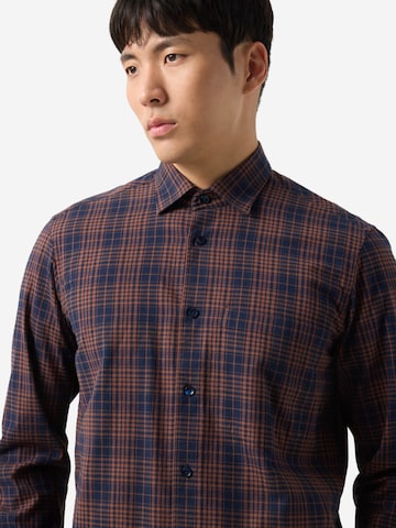 BOGNER Regular Fit Hemd 'Hardy' in Braun