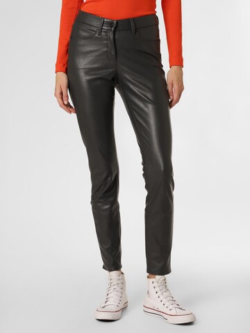 Cambio Slim fit Pants 'Ray' in Black: front