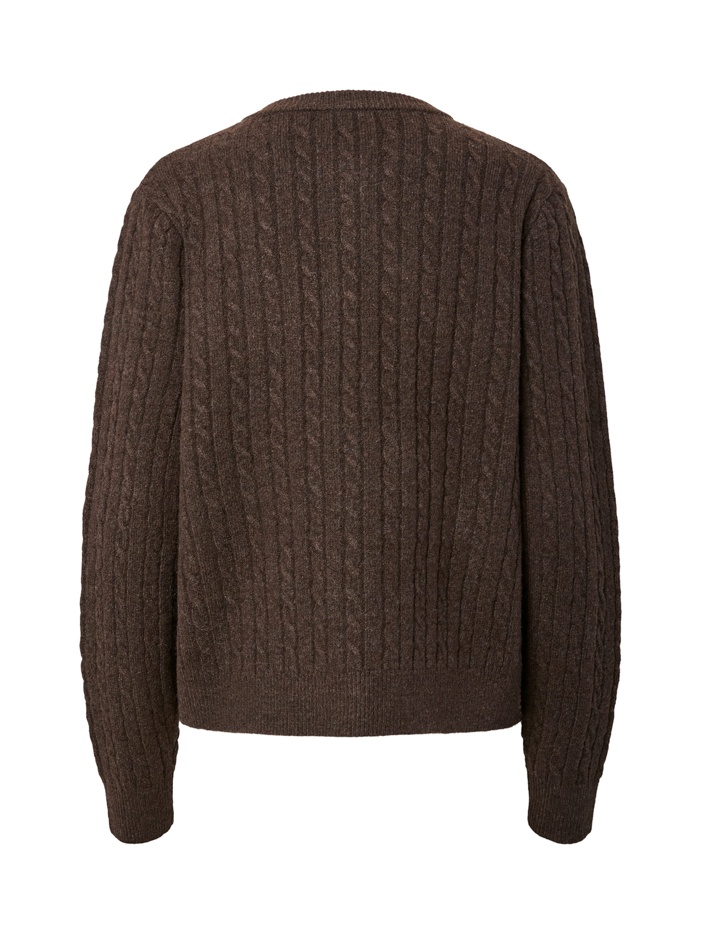 PIECES Strickjacke 'PCSILLY' in Braun