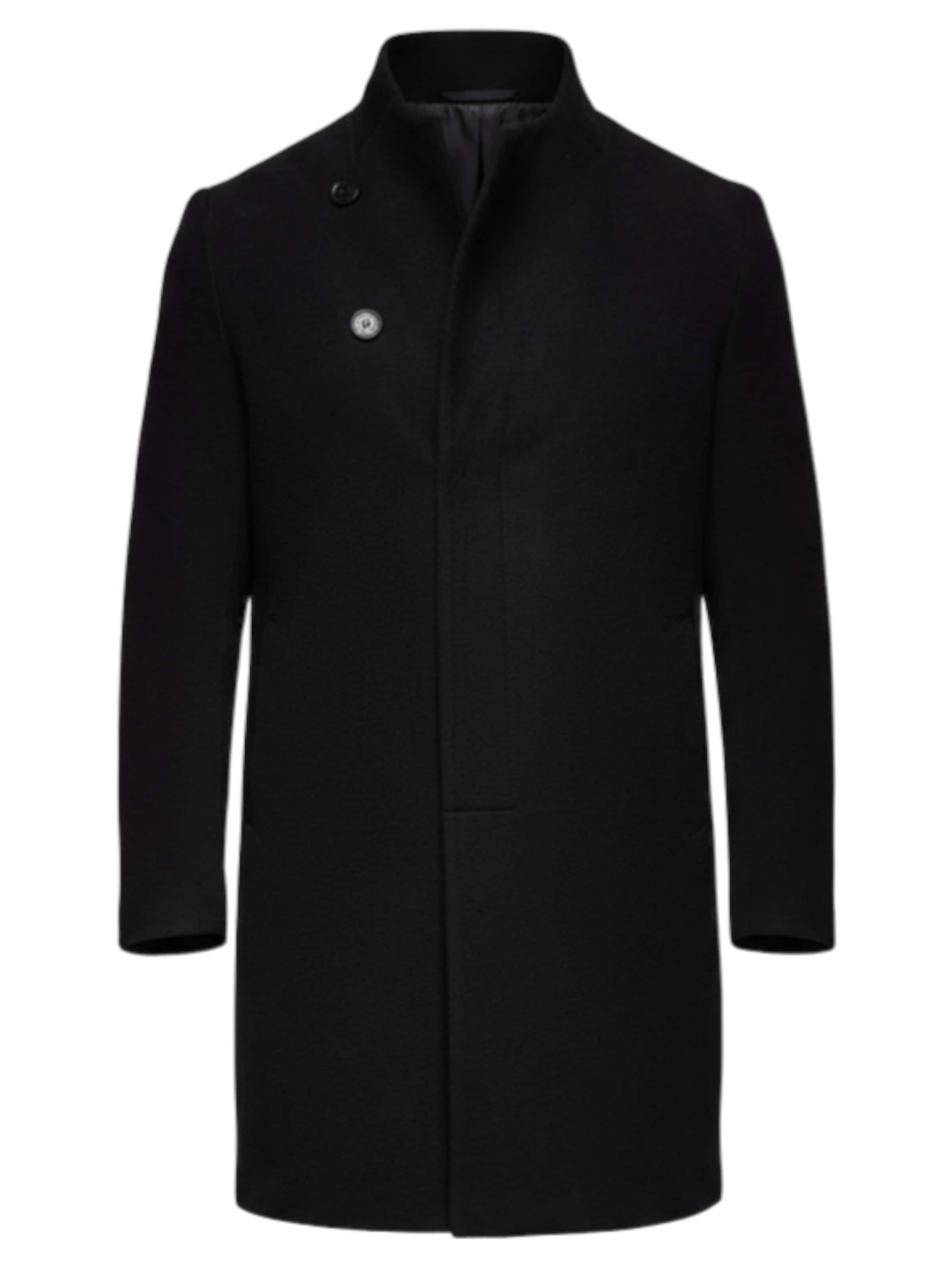 Ombre Tussenjas in Zwart: voorkant