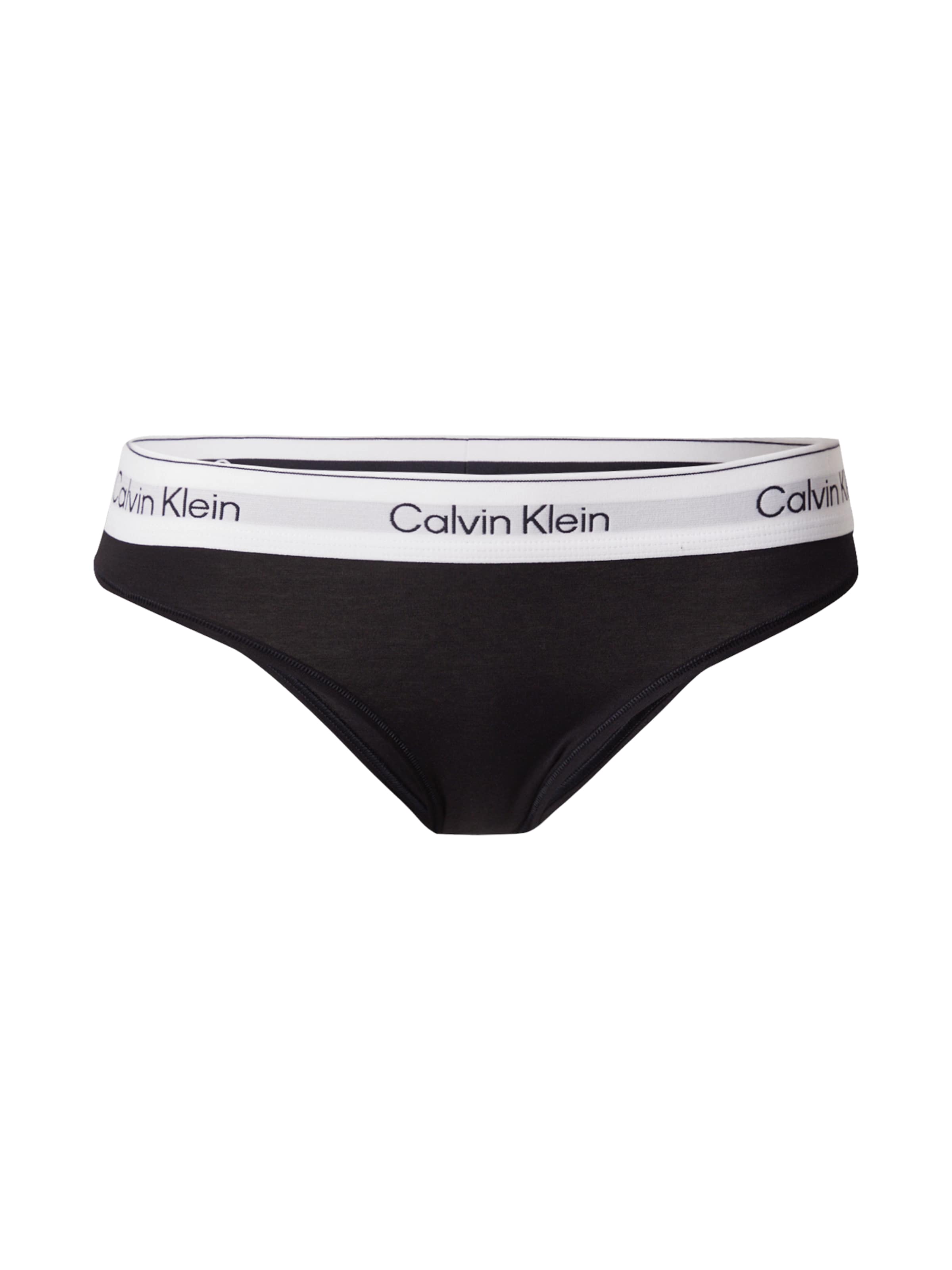 juoda Calvin Klein Underwear Moteriškos kelnaitės: priekis