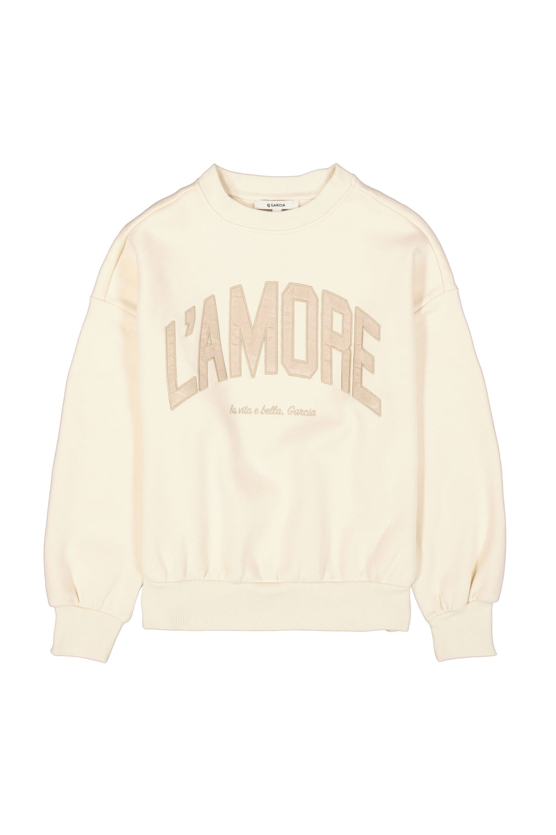 GARCIA - Sudadera en blanco: frente