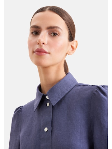 SEIDENSTICKER Bluse 'Uni' in Blau