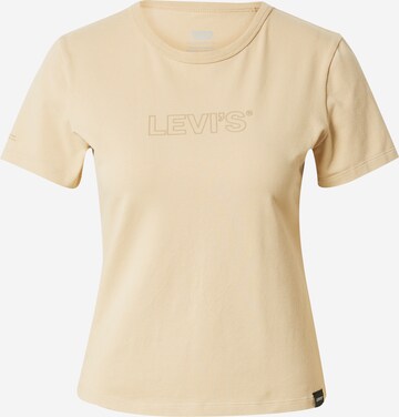 LEVI'S ® Μπλουζάκι 'Graphic Rickie Tee' σε μπεζ: μπροστά