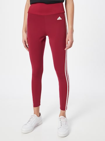 ADIDAS SPORTSWEAR Skinny Παντελόνι φόρμας σε κόκκινο: μπροστά