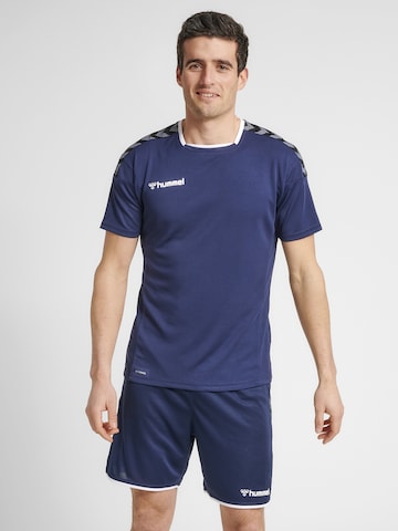 Hummel Functioneel shirt in Blauw: voorkant