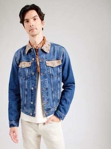 GUESS Tussenjas 'DILLON' in Blauw: voorkant