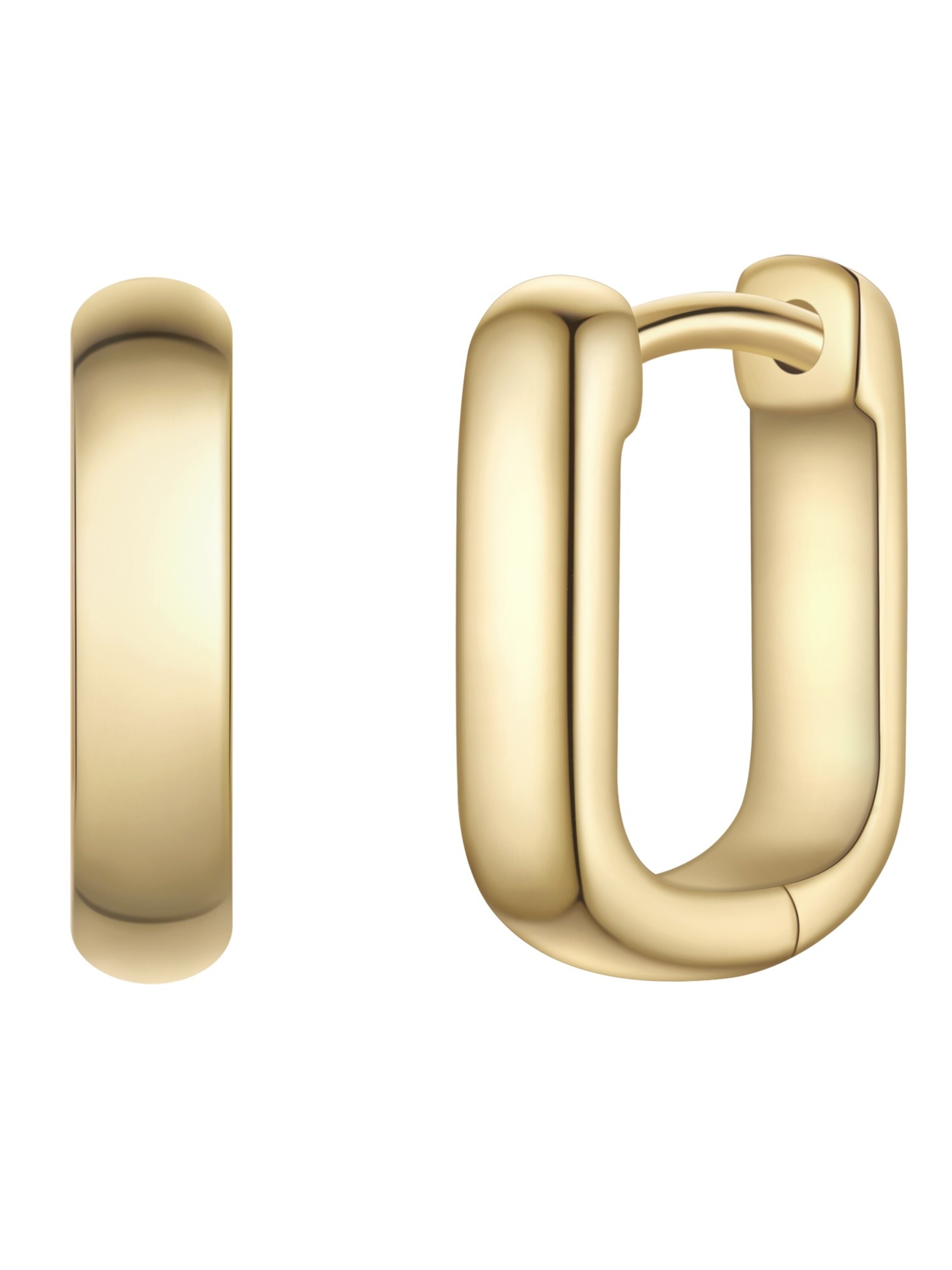 Glanzstücke München Ohrringe in Gold: Vorderseite