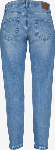 Angels Tapered Boyfriend Jeans Jeans Boyfriend mit Glitzersteinen in Blau