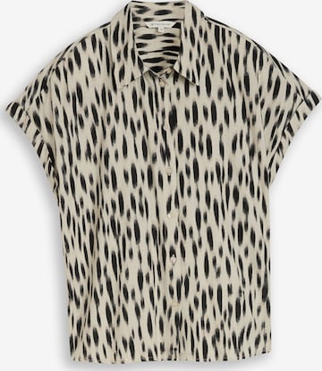 Chemisier TOM TAILOR en beige : devant