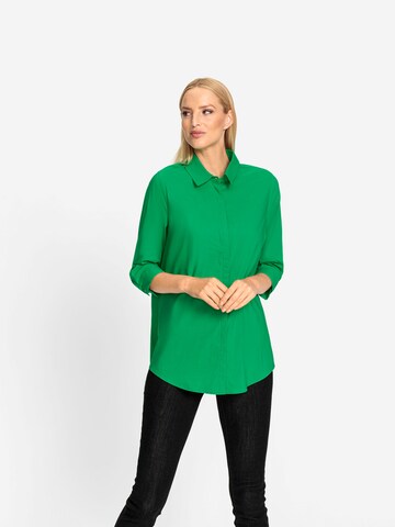 Camicia da donna di heine in verde: frontale