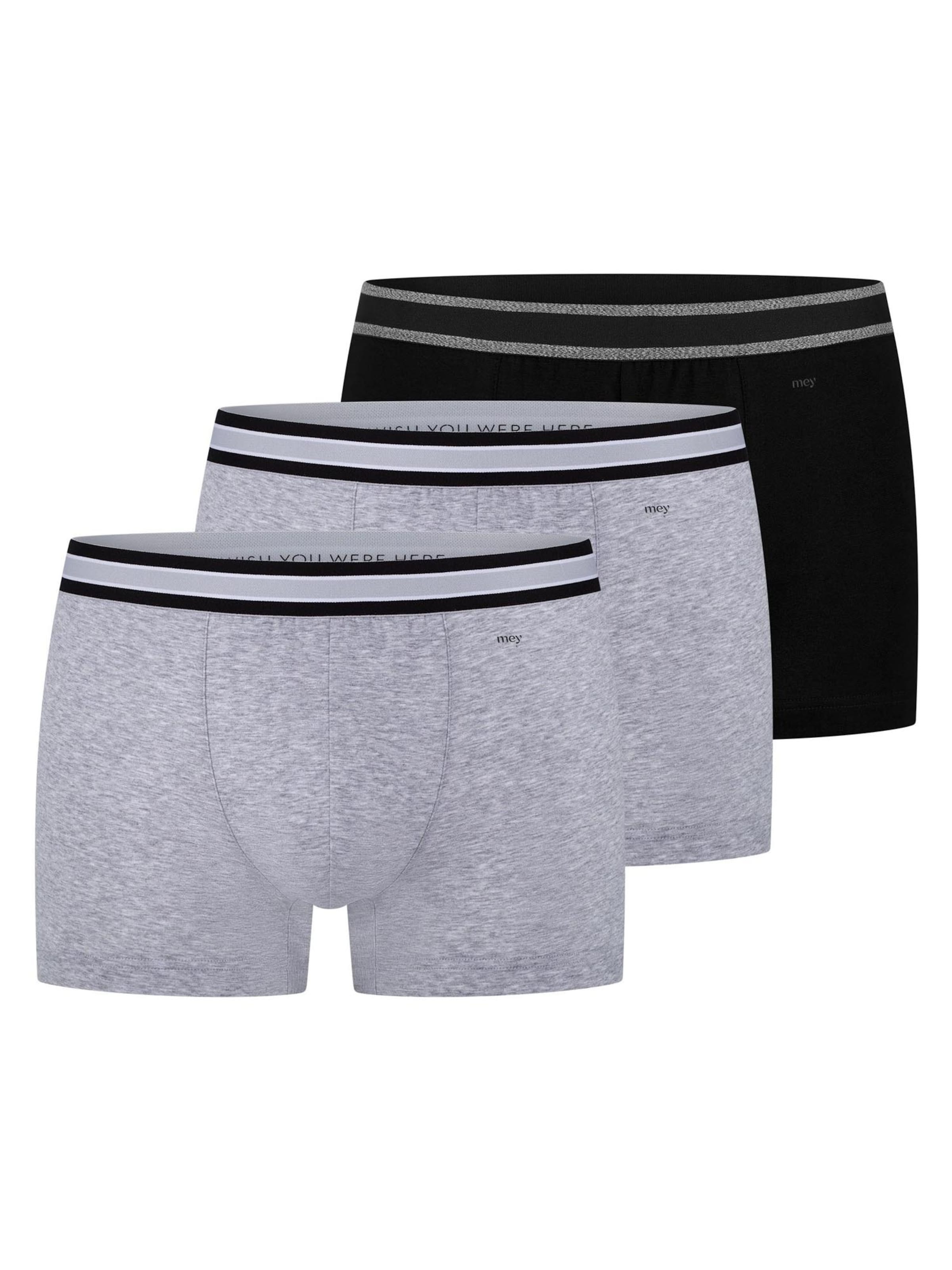Mey Boxer shorts 'RE:THINK' in Mottled grey, Item view
