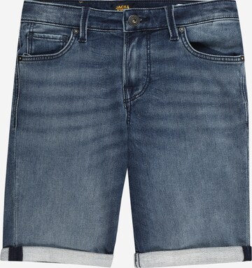 Regular Jean 'RICK CON' Jack & Jones Junior en bleu : devant