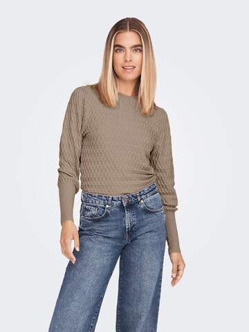 ONLY Pullover 'FAYE' in Beige: predná strana