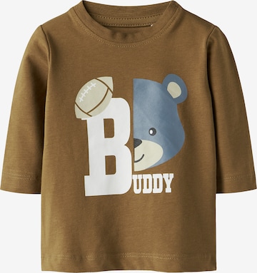 Maglietta 'NBMSHOUT' di NAME IT in marrone: frontale