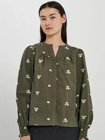 NORR Blúz 'Miluna' - zöld: elől