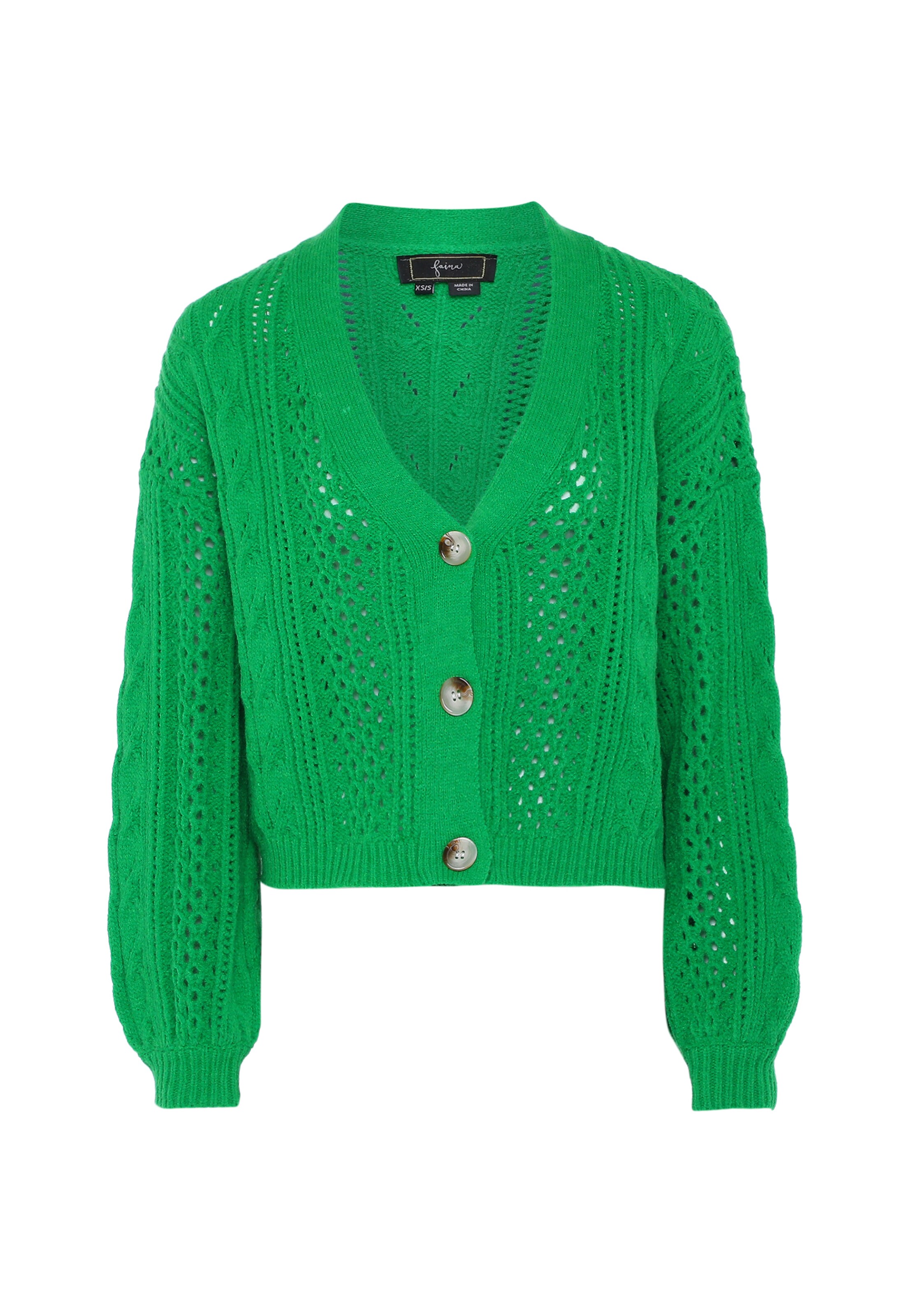 faina Вязаная кофта в Серый: спереди