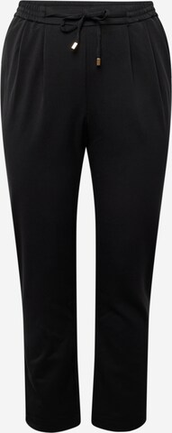 Vero Moda Curve Tapered Pants 'ELORA' in Black: front