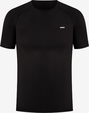 Smilodox Shirt 'Thilo' in Zwart: voorkant