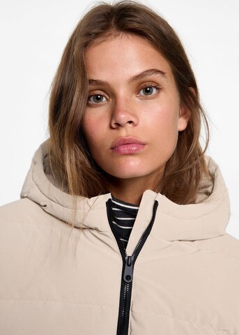 MANGO TEEN Übergangsjacke in Beige