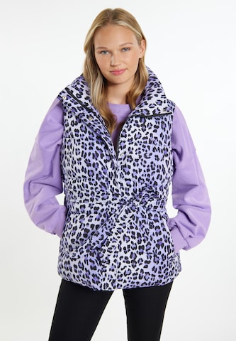 MYMO Vest in Purple: front