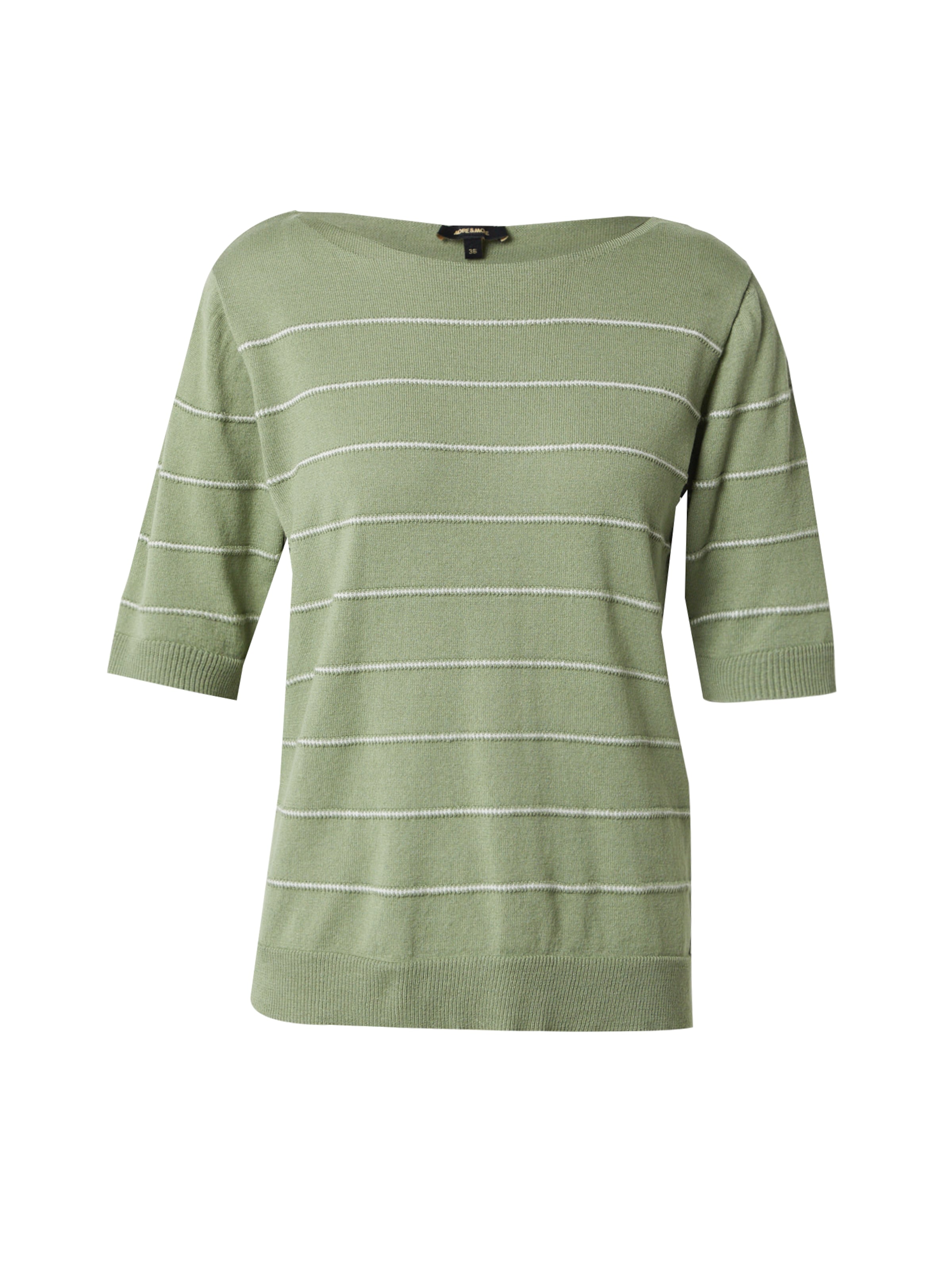 MORE & MORE Sweter w kolorze zielony: przód