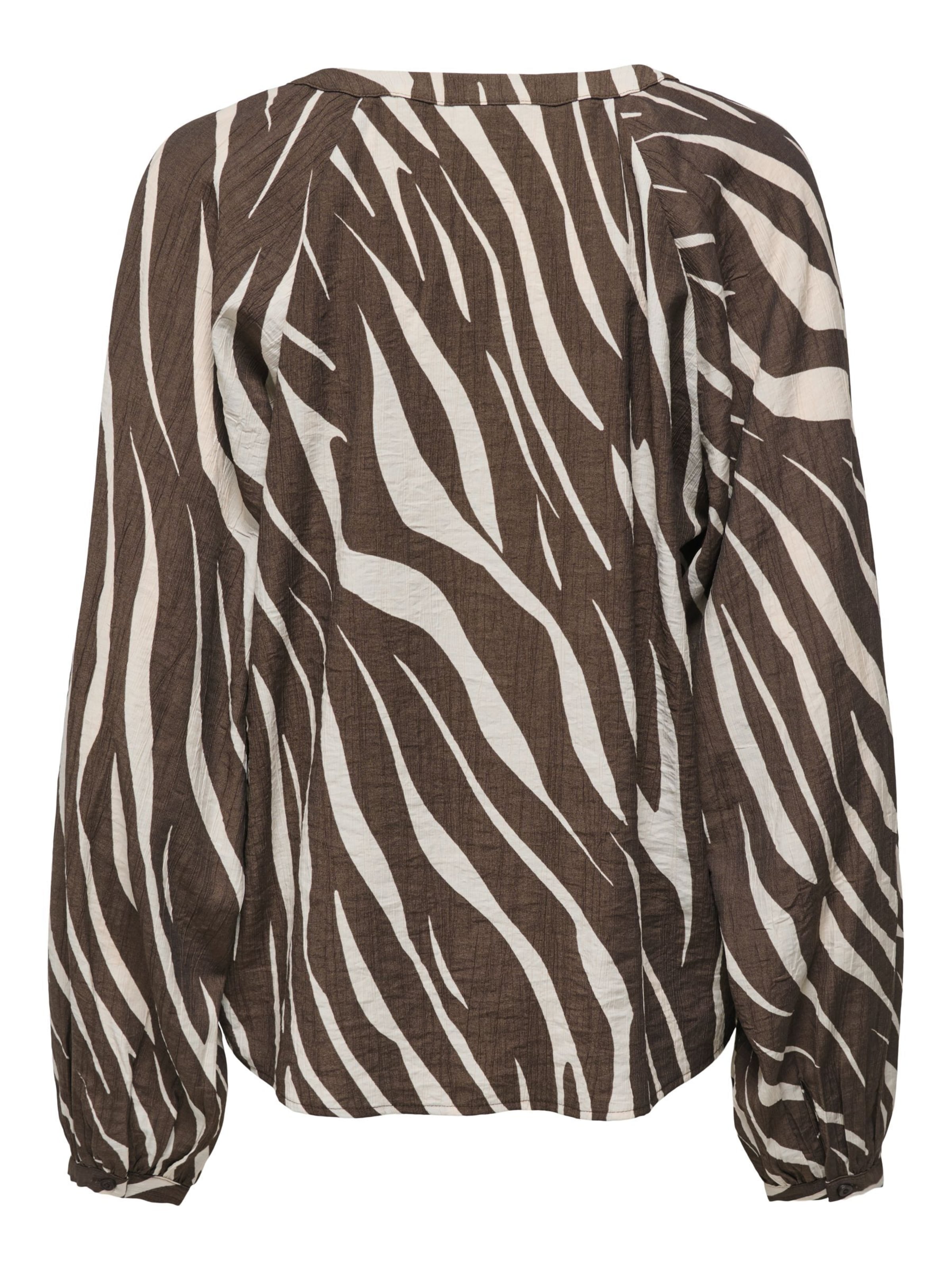 JDY Blouse 'JDYHolly' in Brown