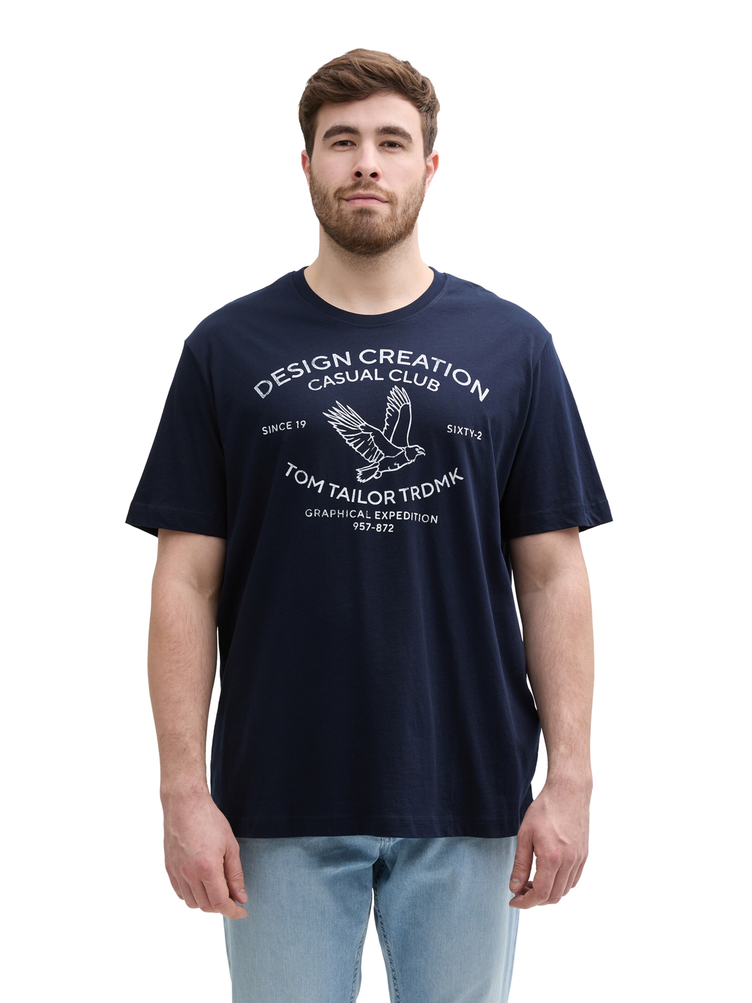 TOM TAILOR Men + Bluser & t-shirts i blå: forside