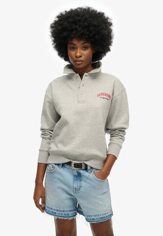 Superdry Sweatshirt 'Country Club Rugby' in Grey: front