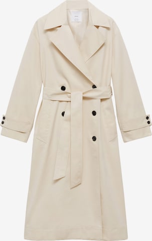 Manteau mi-saison 'Angela' MANGO en beige : devant