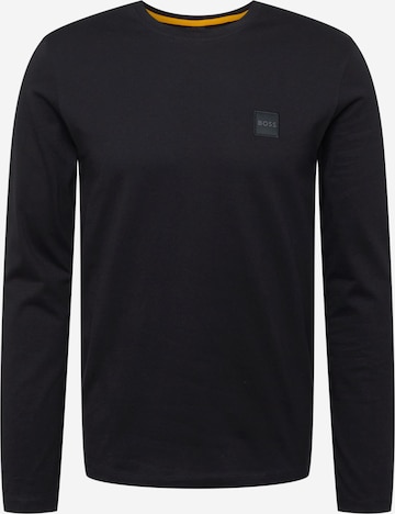 BOSS Orange Shirt 'Tacks' in Black: front