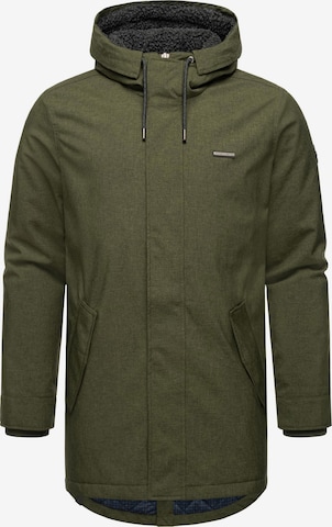 Ragwear Performance Jacket 'Mr Smithem' in Green: front