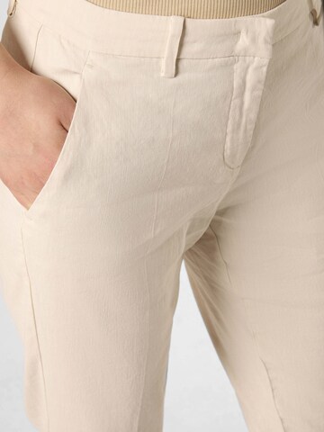 Cambio Slim fit Pants ' Krystal ' in Beige