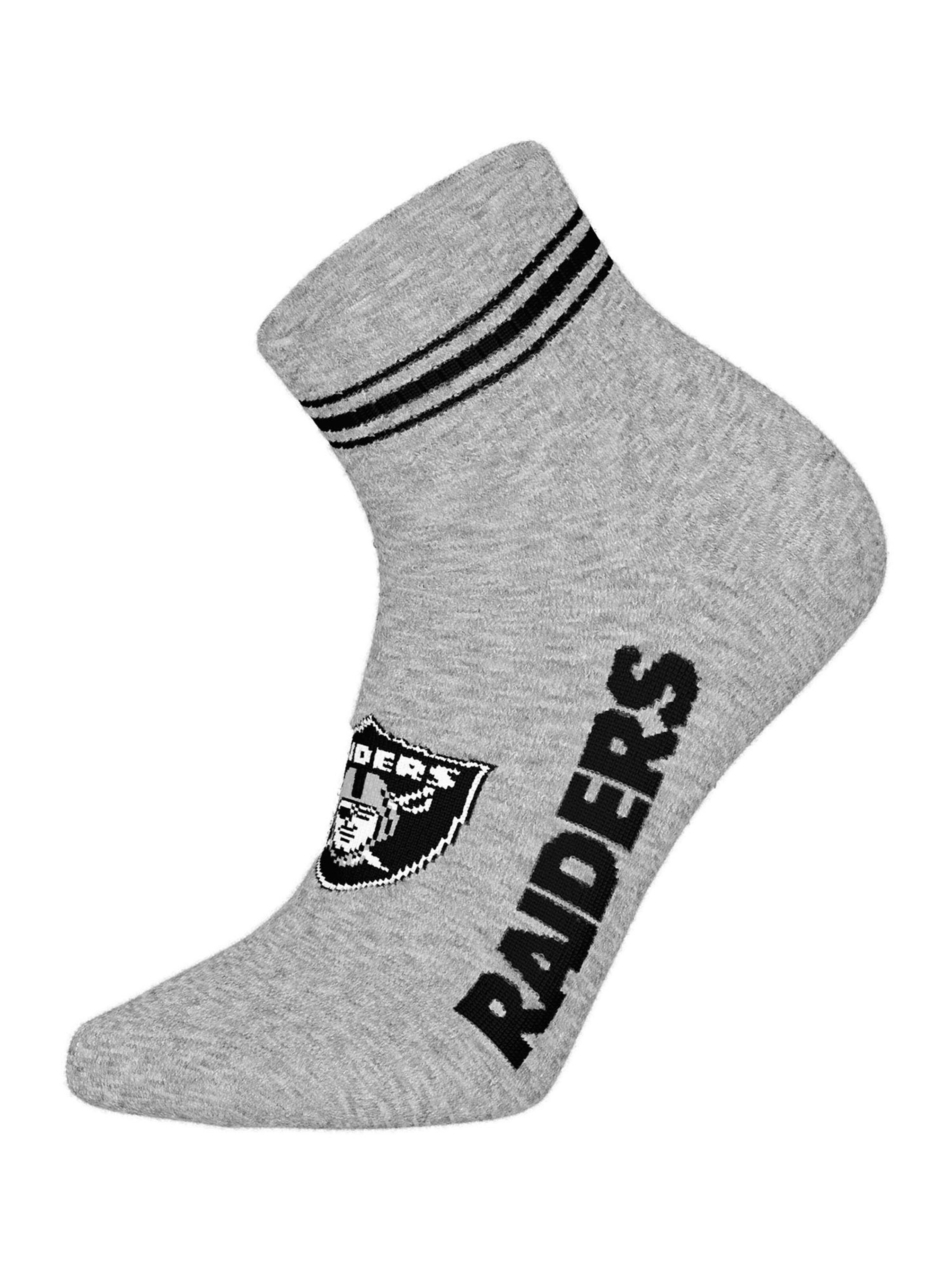 Chaussettes 'Las Vegas Raiders Quarter' Huddle en gris
