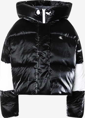 Calvin Klein Jeans Winter jacket in Black: front