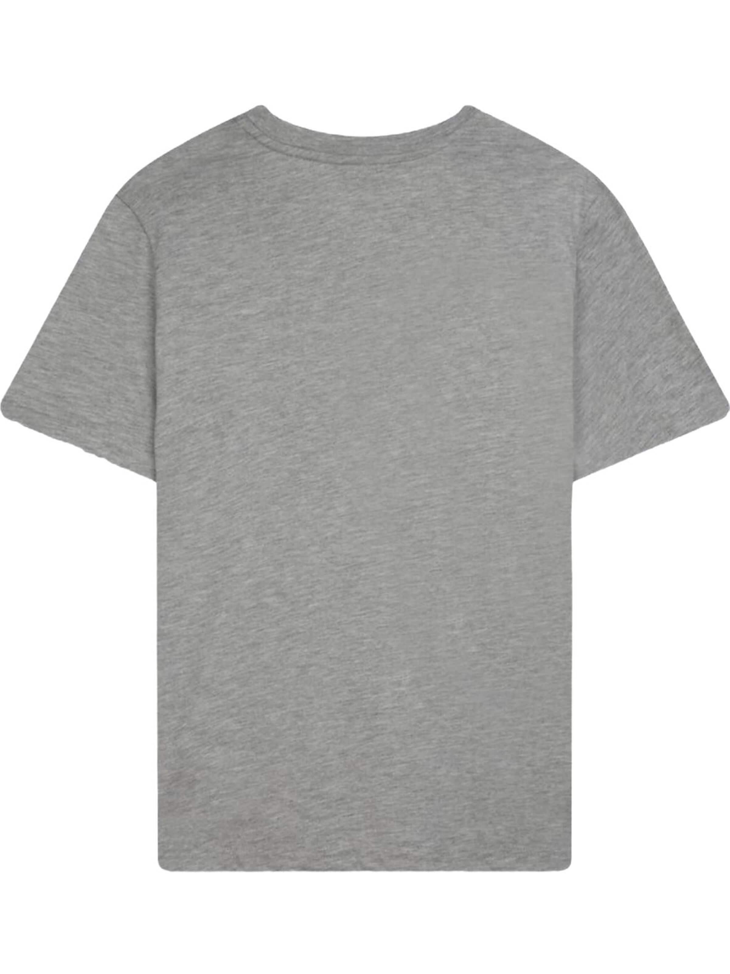 T-shirt 'LTB Jeans T-Shirt mit Slogan-Print' LTB Jeans en gris : devant