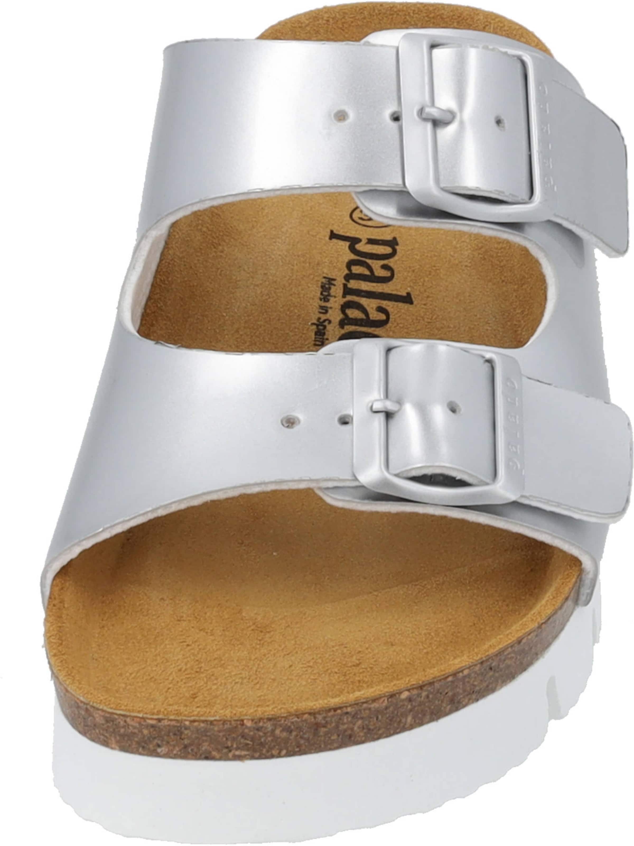 Palado Mule 'Korfu PL Lack' in Silver