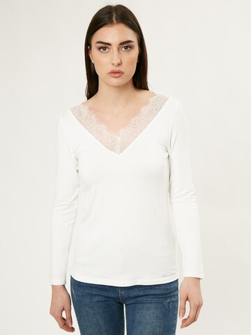 Influencer - Camiseta en blanco: frente