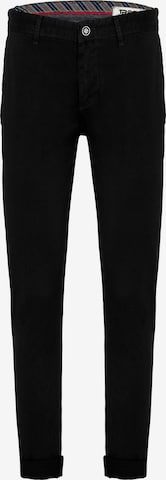 Redbridge Regular Chino Pants 'Luton' in Black: front