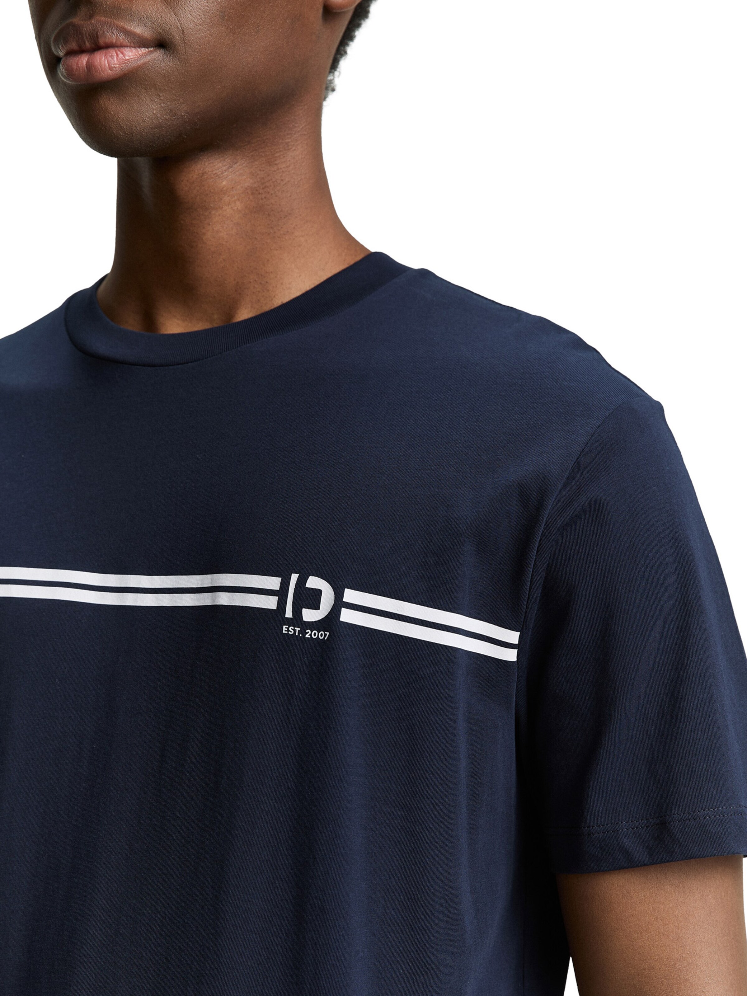 TOM TAILOR DENIM Tričko - Modrá