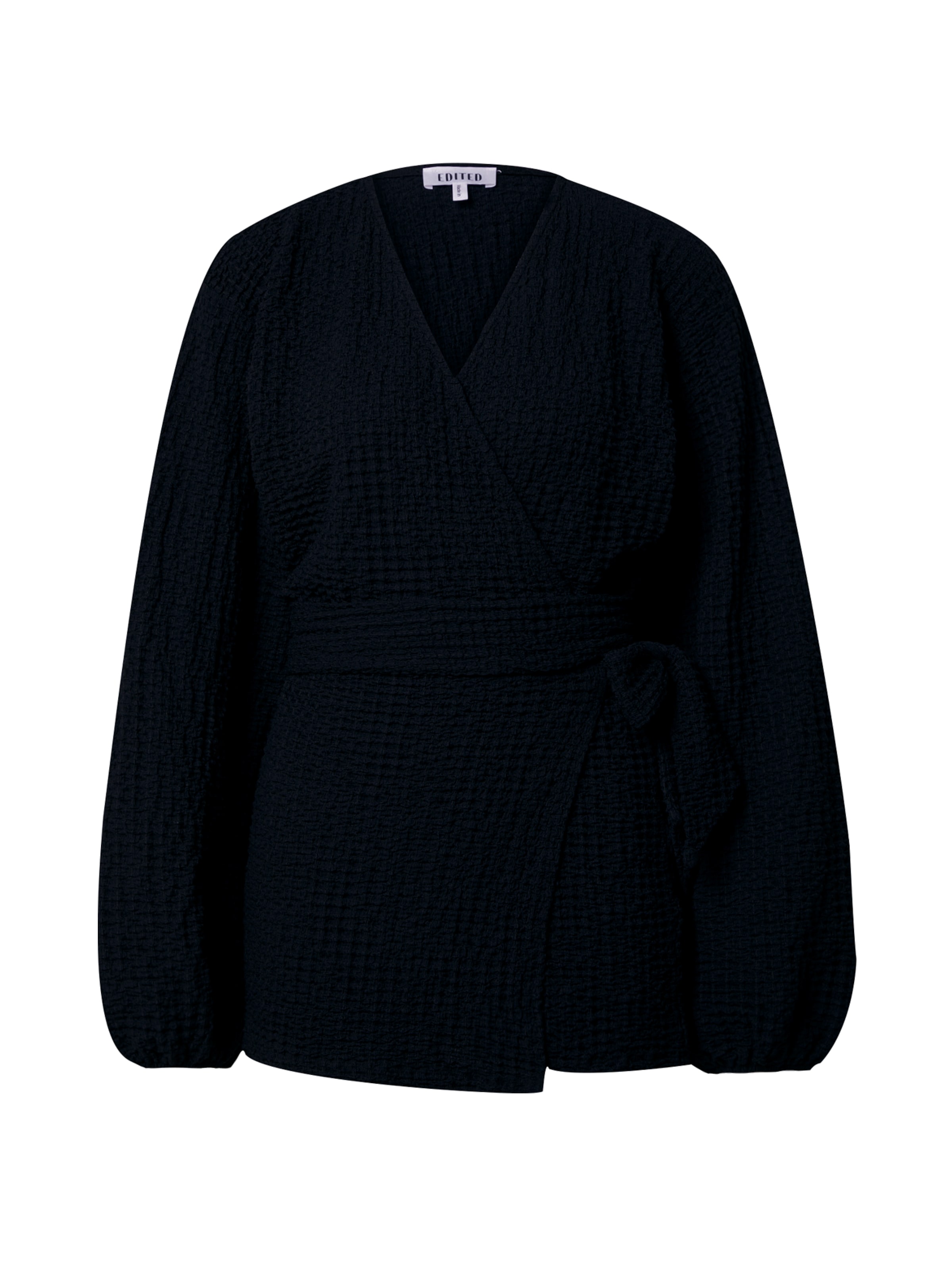 EDITED Блузка 'Juliana' в Черный: спереди