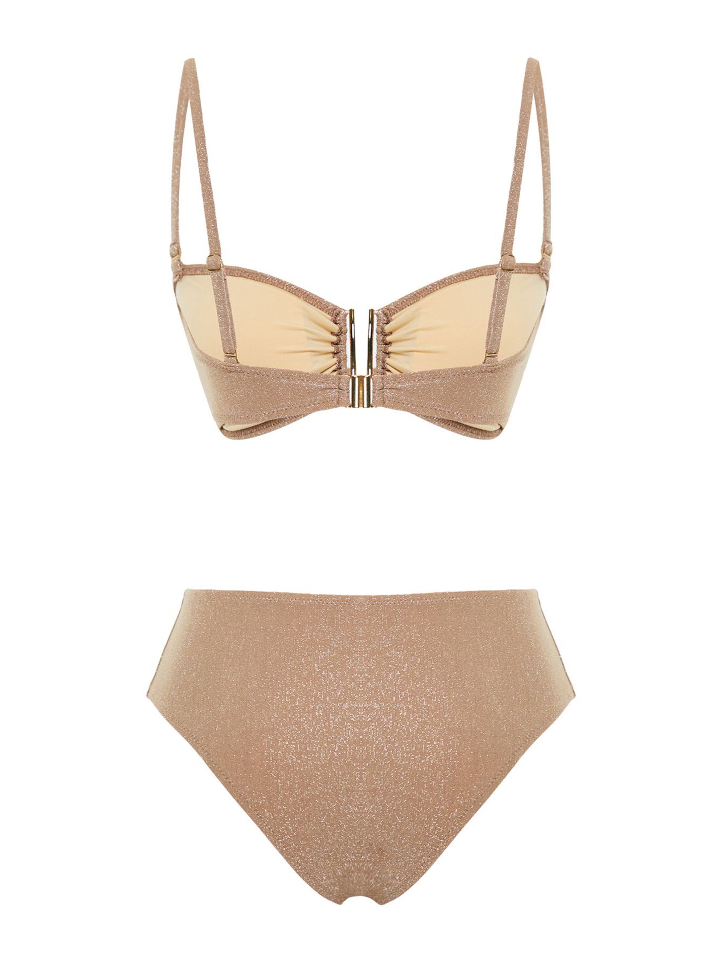 Bandeau Bikini Trendyol en marron