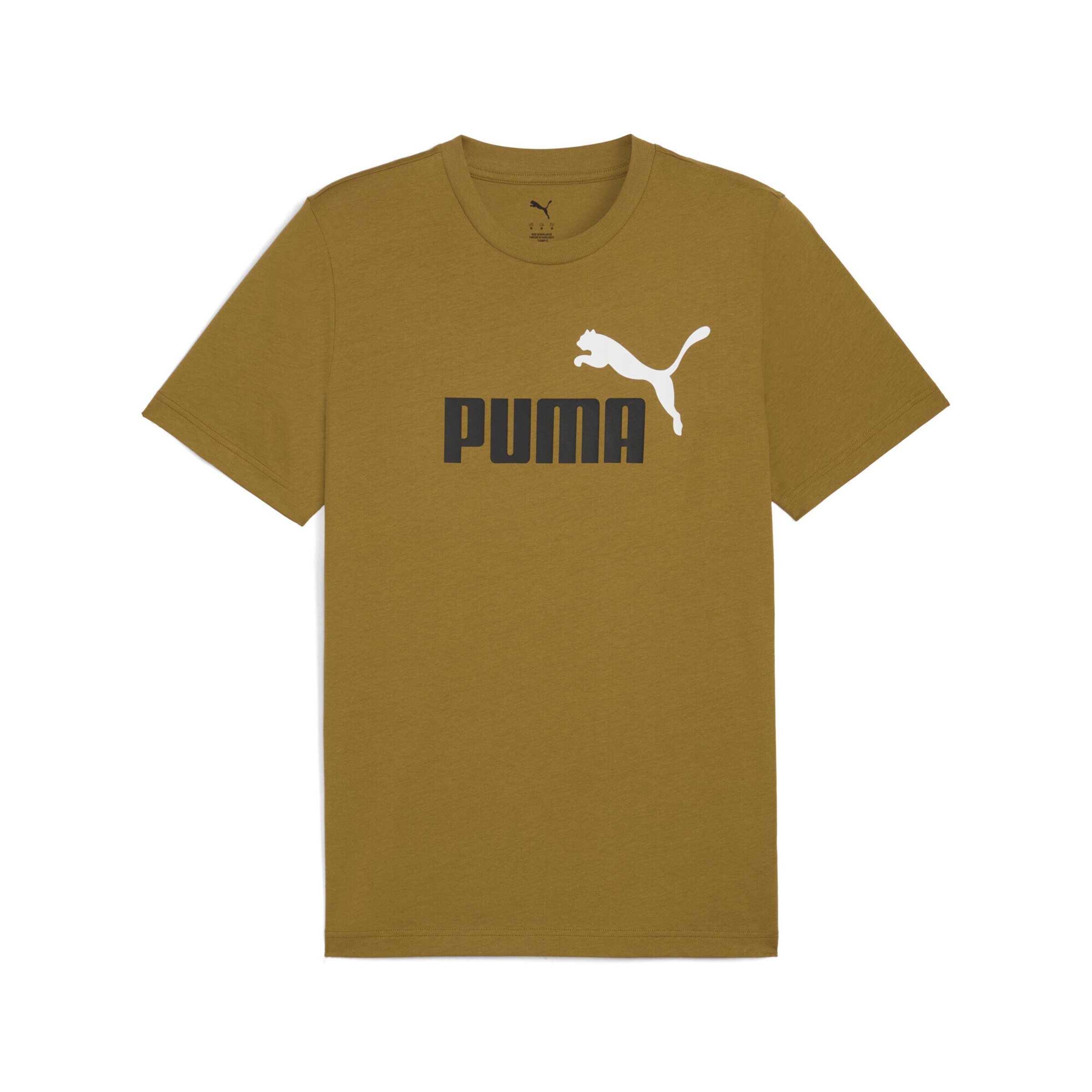 PUMA Shirt 'Ess No. 1' in Geel: voorkant